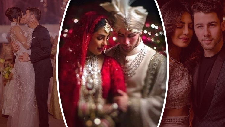 Priyanka Chopra - Nick Jonas Wedding Photos First Look: Couple Looks  Stunning in Ralph Lauren And Sabyasachi Mukherji Designs
