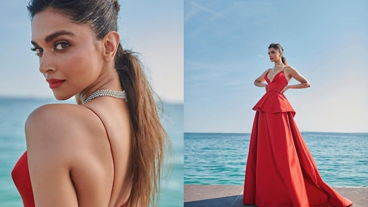 Cannes 2022: Deepika Padukone stuns in a Louis Vuitton red gown