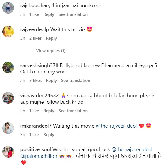Fans react to Rajveer Deol starrer Dono